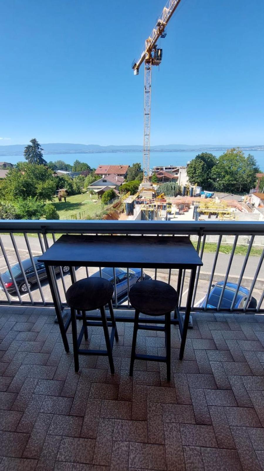 Appart Cosy Avec Vue Sur Le Lac Leman エヴィアン・レ・バン エクステリア 写真